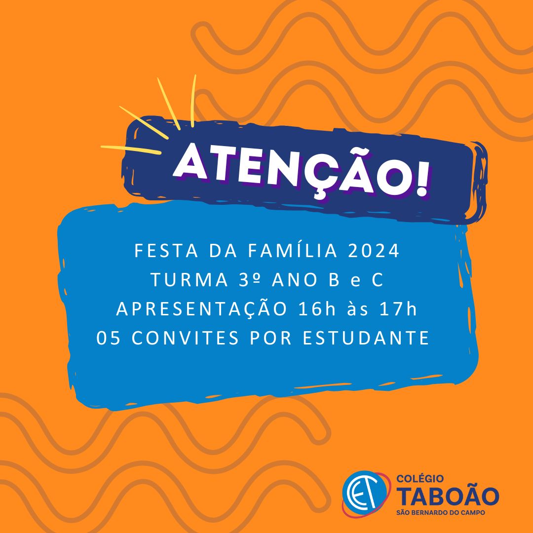 Festa da Família 3 ano