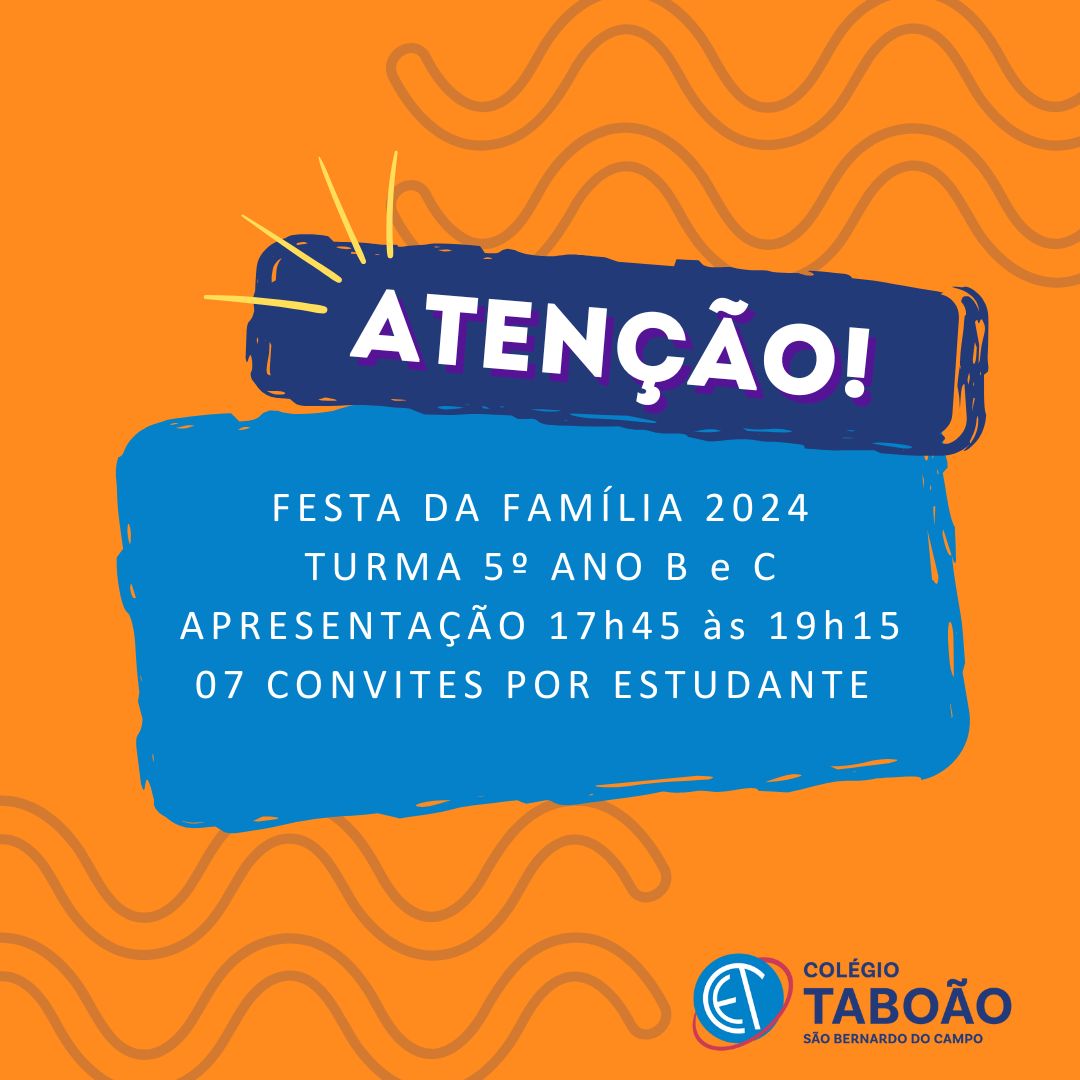 Festa da família 5 ano